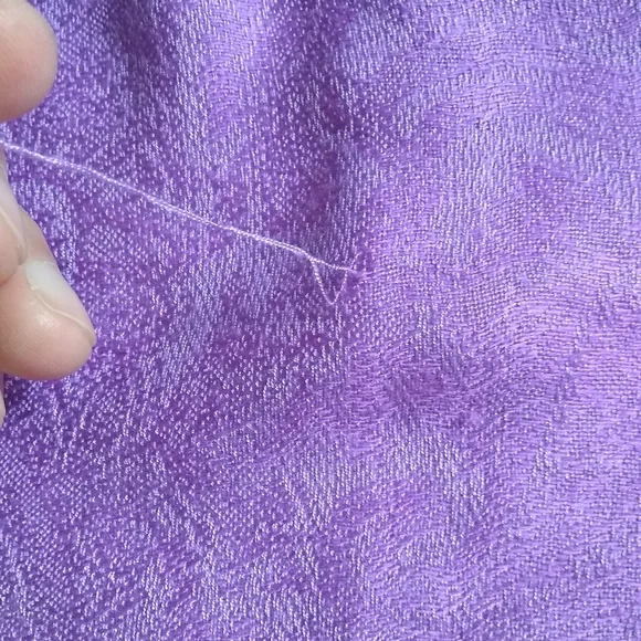Pashmina scarf, warm tone purple - Picture 3 of 6